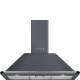 SMEG Campana decorativa  KT90GRE. Ancho 90 cm. Silver. Clase A